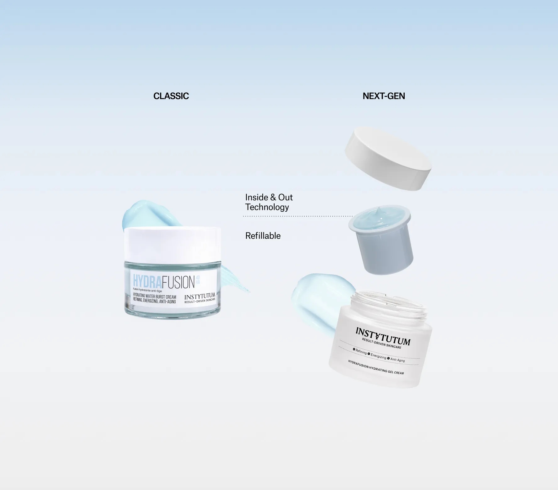 Hydrafusion Hydrating Gel Cream Next Gen peptide gel cream refillable skincare hydrating gel cream 4D hyaluronic acid Swiss skincare photo 4 Hydrafusion Hydrating Gel Cream Next Gen peptide gel cream refillable skincare hydrating gel cream 4D hyaluronic acid Swiss skincare photo 4